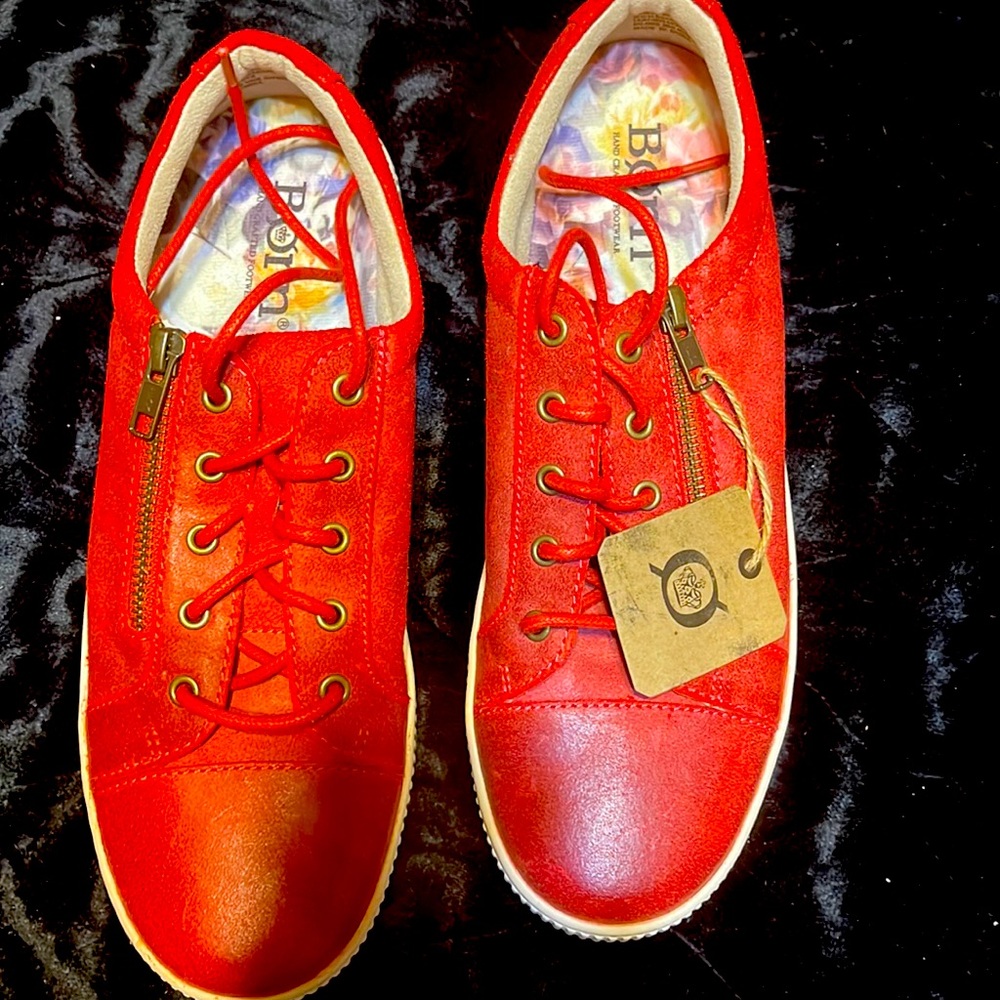 Born Bright Red Women's Sneakers